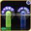 2016 hot promotional custom program usb led fan, led message fan, promotional gift items