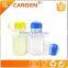Easy carrying 400ml transparent plastic kids water bottle
