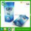 stand up zip lock top bag liquid bag bottom gusset plastic package bag