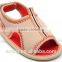 2014 New Designs Flat Fabric Baby Barefoor Sandals
