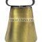 Hunting Bell in Plated or Painted Color Surface With Logo and Strap Attached