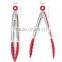 Kitchen Tools Colorful Silicone Handle Stainless Steel 304 BBQ Tong