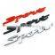Decoration chrome car logo sport adhesive letters stickers