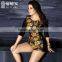 Balneaire Fashion Plus Size Women One Piece Swimsuit