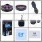 Universal 2 in 1 clip wide angle mobile phone camera clip lens cpl filter lens for iphone samsung