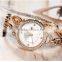 Hot Sale Factory Ladies Gold Color Analog Quartz Bracelet Watches