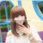 Real Female Hair Wigs Straight Short Hair Korean Pear Small Head Wig