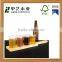 hot selling BSCI solid pine wooden beer bottle glass tasting serving tray holder for bar