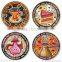 Low Price Laminated paper and round tinplate metal blank pin badges