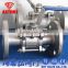 3PC Wenzhou Floating Stainless Steel Flange Pattern Ball Valve