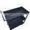 Black Rolling Metal 3 Tray Utility Tool Service Push Cart Shelf Storage Wheeled