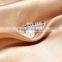 heavy design white gold moti wedding pearl diamond rings