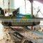 Self-cleaning permanent magnetic separator for conveyor belts