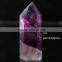 Hot wholesale nature purple fiuorite crystal point/wand for home decoration