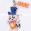 promotion custom tweety 3d soft pvc keychain