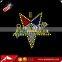 Wholesale Rhinestone Afro Girl Transfer Iron on OES Rhinestone Motif Design for Clothing