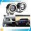 2 Pcs 12V 30W 2.5" Blue COB LED Halo Angel Eye Rings Car Fog Lights Working Lamp