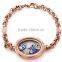 Stainless Steel Jewelry Floating Locket Bracelet