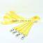 Flat polyester cheap personalize single custom sublimation lanyard