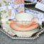 customized bone china porcelain coffee cup and saucer