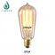 Vintage UL 6W ST64 filament light led bulb e27