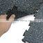 Interlocking rubber gym floor/rubber sport mat