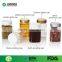 500g New Design PET Plastic Jar With Tamper Evident Cap Clear Square Honey jar