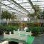 Large Garden Design Glass Covered Commercial Greenhouse For Vacational Village