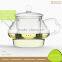 Heat Resistant Transparent Teapot for Sale