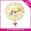 Vintage Design Decorative Bird Large Round Resin Wall Clock
