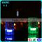 battery operated color changing led lights aluminium metal base crystal bubble led table lamp