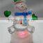 Christmas Decorations Hand Crystal Craft Snowman Kid Toys