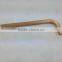 Be-Cu copper brass sparkless hex key,nonsparking hand tools,nonmagnetic hardware tools,17mm 19mm....70mm