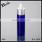 wholesale promotion cosmetic blue pet golden aluminum perfume essential oil beard oil 30ml plastic dropper bottle
