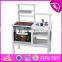 New design children educational toys wooden kids kitchen play set W10C287