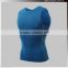 4 Needle 6 Thread Stitching Dri fit Quick Dry Short Sleeve Rash Guard Vest Tank Tops