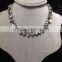 New design big brand latest design crystal beads collar necklace jewelry for women