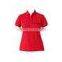 wholesale custom women's polo t shirt, polo shirt embroidery 100% cotton