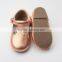 2017 OEM factory leather baby shoes rubber sole baby dress shoes