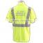 IS09001/BSCI Factory safety reflective work shirt 100% cotton life polo t shirt