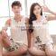 summer Cartoon style fashion casual comfortable couple pajamas