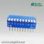 10 position piano type DIP switch