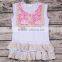 Sue Lucky Factory direct wholesale clothing Printed Kids Tops latest design girls top