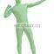 Unisex Hood Full Body Spandex Lycra Green Zentai Suit Man Costumes