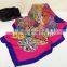 Wholesale fashion lady printed pashmina shawl twill cotton fabric scarf
