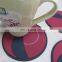 2016 heatproof pvc coaster for coffee mat with changing color