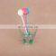 Hot-selling party decoration wedding custom cocktail plastic drink stirrers