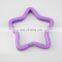Muliti Colors Star Shaped Split Keychain