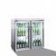 Two Door Hinged Under Bench Cooler 900Mm Back Bar Cooler Beer Display Fridge