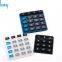 Custom Silicone Rubber keypad with silk screen printing